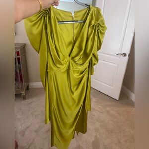 ASOS draped long sleeve dress